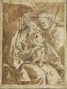 Giambattista Tiepolo, Sacra famiglia, 1750 circa